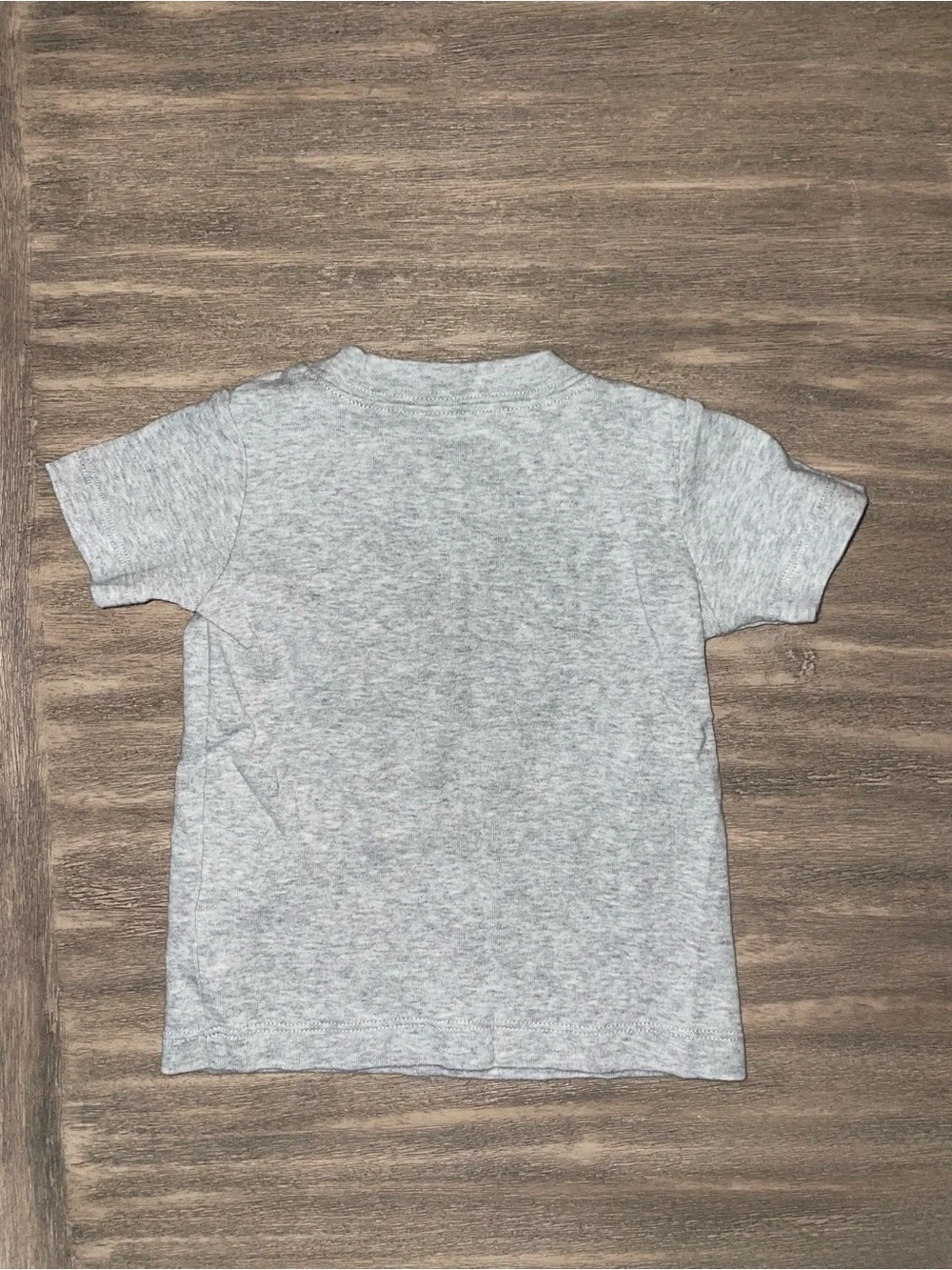 Carter's Gray Tee with Camo Pocket and Orange 'Awesome Dude' Text